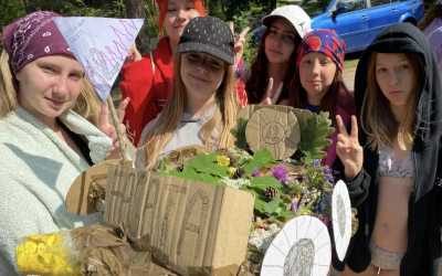 Obóz młodzieżowy, Piecki - kolonia "Mazurski Mixer" Mazurskie Chaty, 10 dni 10-14 lat